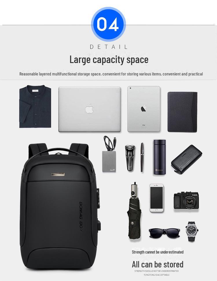 Zaino da viaggio multifunzionale e alla moda con logo personalizzabile.