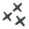20* Cross Fitting Connector Black Unique Barb Design Reduces Insertion Force Practical Portable And Easy To Install