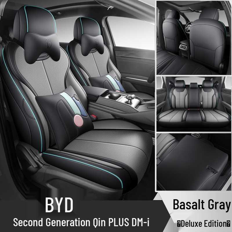 Seat Covers for BYD Qin Plus DM-i (25 pcs), All-Season, Full Coverage for Intelligent Driving Model