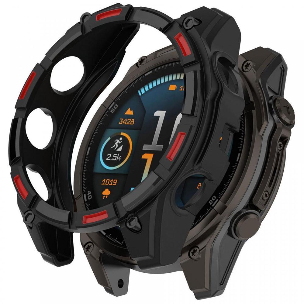 TPU Soft Silicone Case For Garmin Fenix 8 51mm 47mm 43mm Fenix8 Protective Cover Cases Tempered Glass Film Shell Watch Accessory