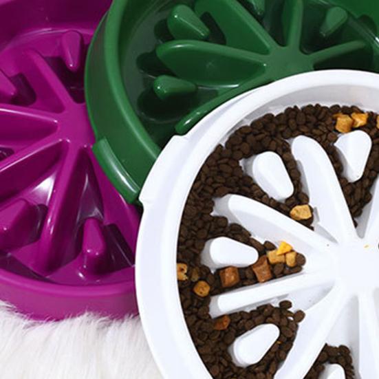 Dog Slow Feeder Bowl Large Breed Unbreakable Safe Slow Down Eating Reduce Bloating Dog Bowl Easy to Clean Maze Pet Feeder