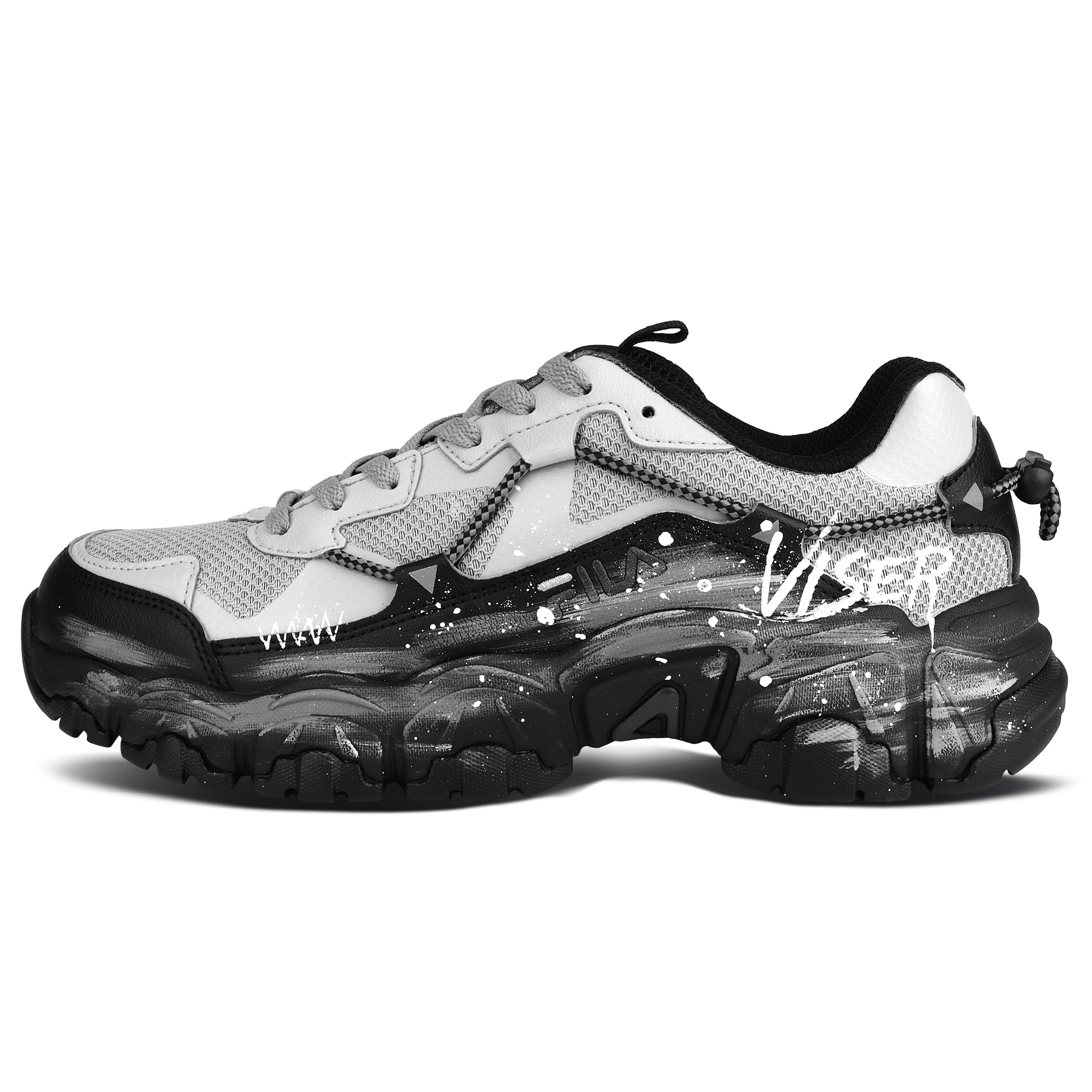 FILA Fluid Cat Paw, New Era Low top Casual Shoes Unisex Gray 1JM02570H_001(Team949-) 36