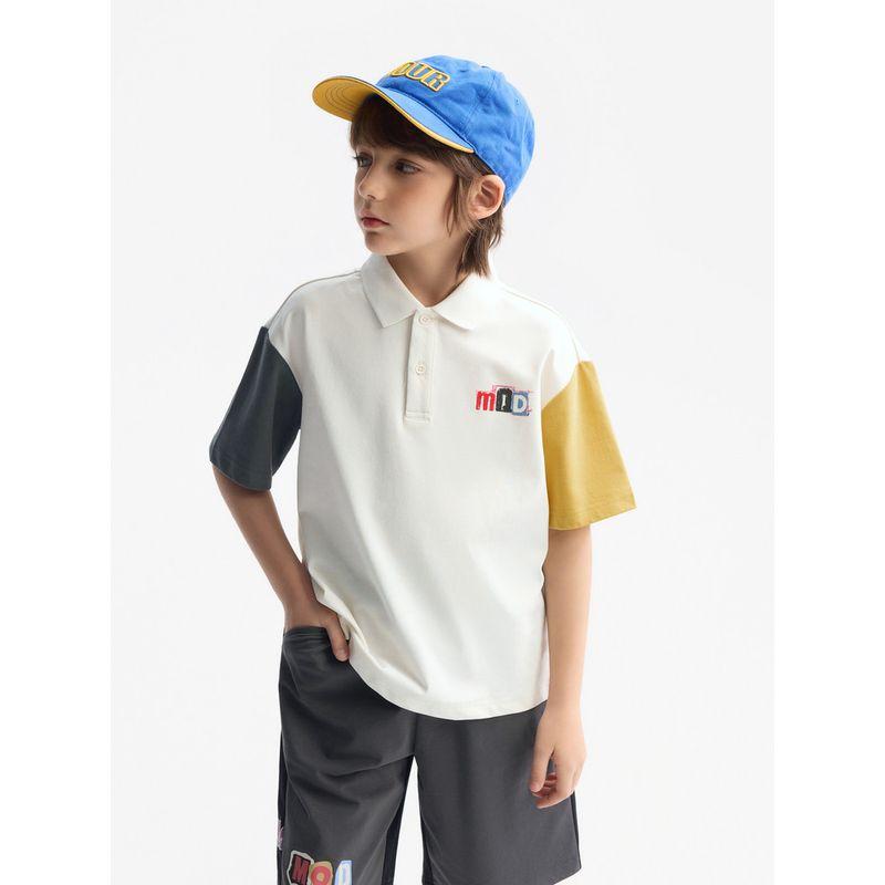 [Moisture-Absorbing and Quick-Drying] Mqd Children's Clothing Boys' Polo Shirt Summer New Style Children's Short-Sleeved T-Shirt Loose Top