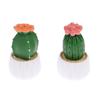 Drăguț Planta Verde Cactus Ornament Mic în Ghiveci Gadget Decorare Mașină Interior