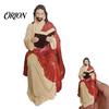 Holy Spirit Home Decorations Jesus and Virgin Mary Reading Bookshelf Figurines, Religious Sitter Statues, Christian Gift for Pastor Church Members