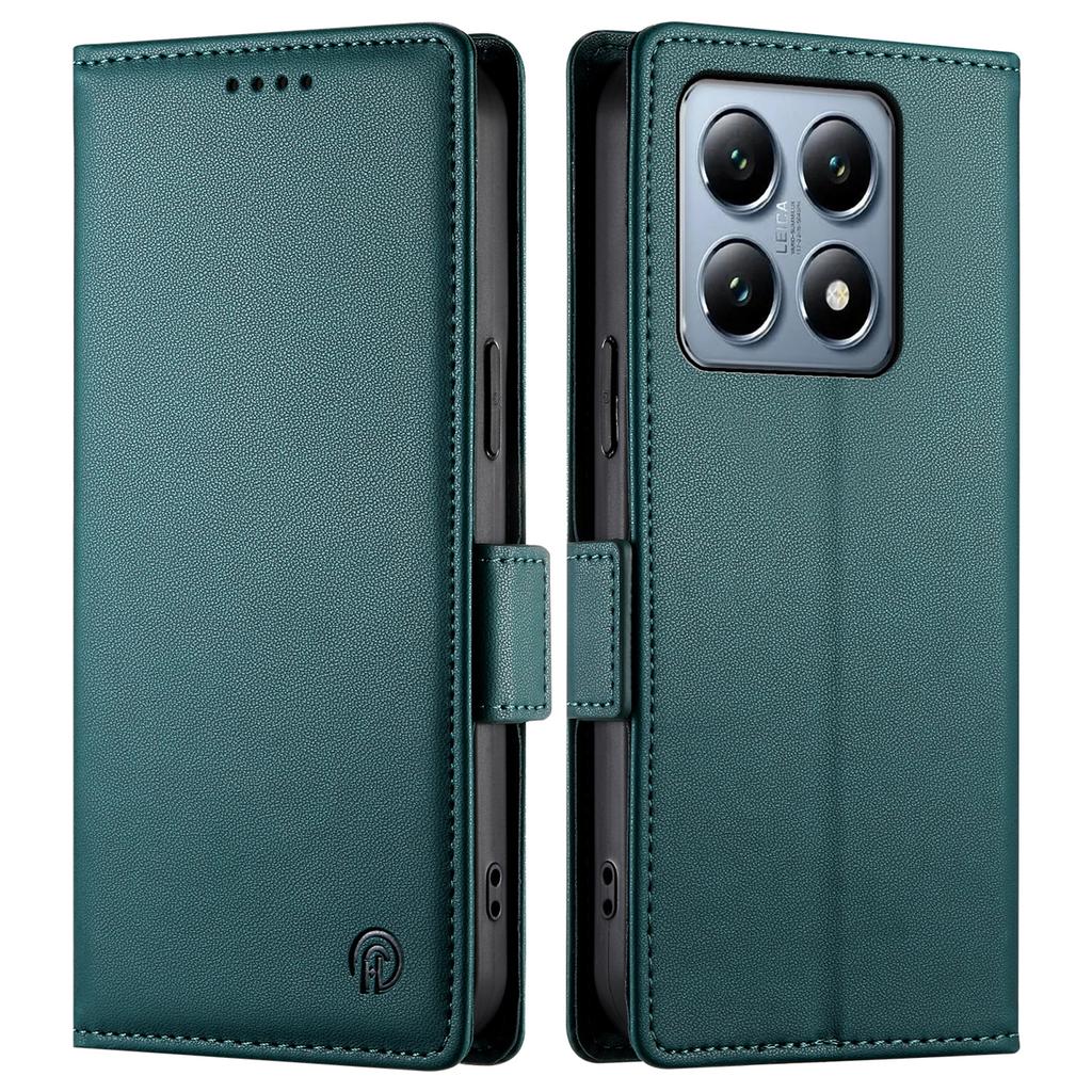 DF-010 Für Xiaomi 14T Pro Ständerhülle PU Leder Brieftasche Handyhülle