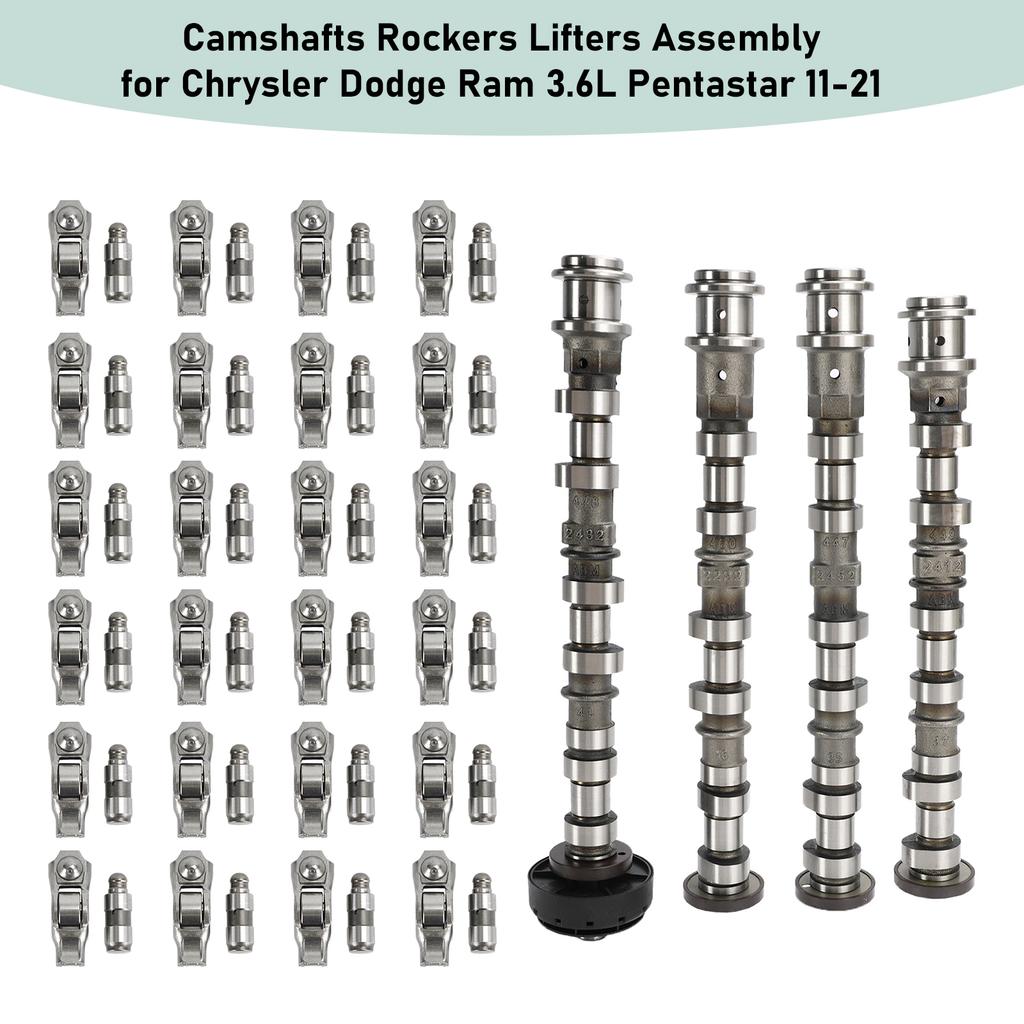 Camshafts Rockers Lifters Assembly for Chrysler Dodge Ram 3.6L Pentastar 11-21