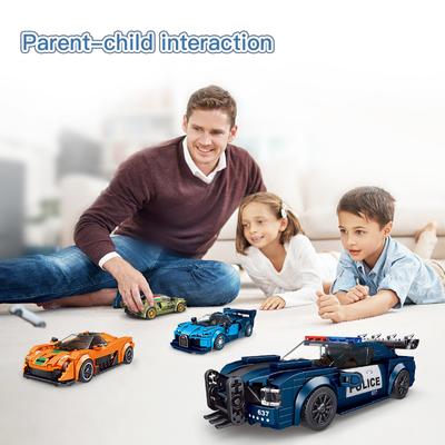 MOLD KING 27001 Technisches Autobauspielzeug Das Sport-Speed-Rennwagenmodell mit Display-Box-Bausteinen Weihnachtsgeschenke