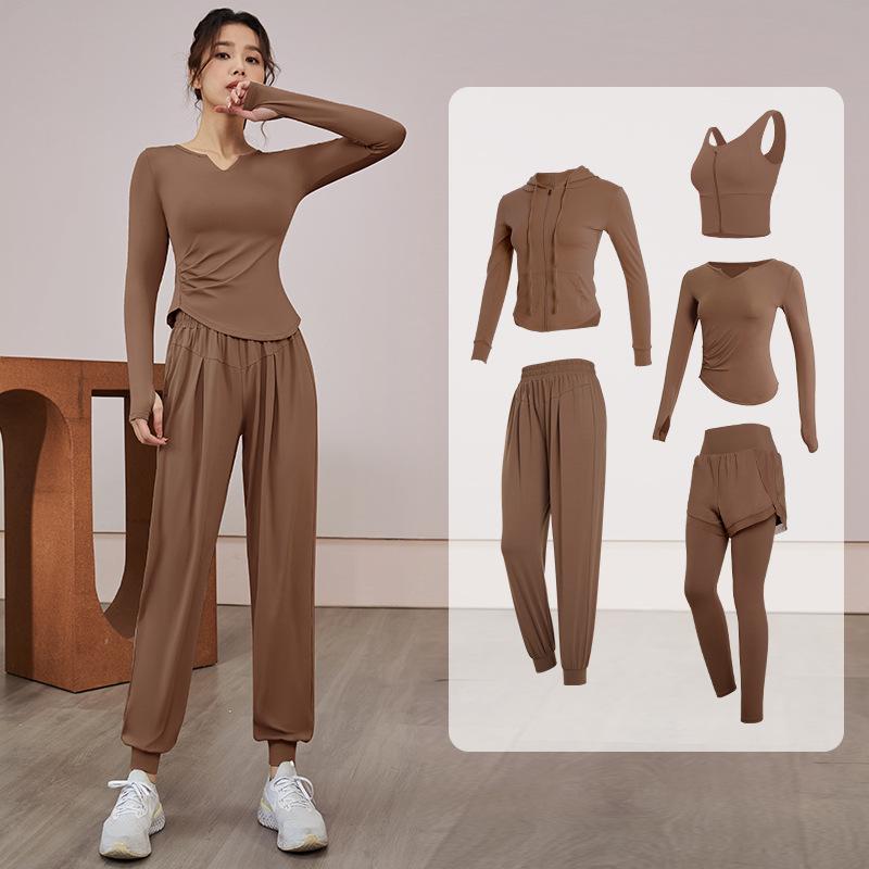 Women's Quick-Dry Long Sleeve Fitness & Yoga Set: Running, Pilates, Body Shaping Top for Spring & Autumn