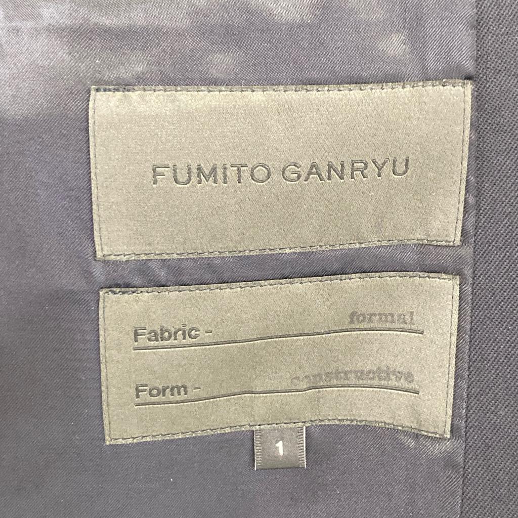 FUMITO GANRYU [District UNITED ARROWS Exclusive] FU8-JA-101 Navy 2B Jacket Jacket 1 blackUsed