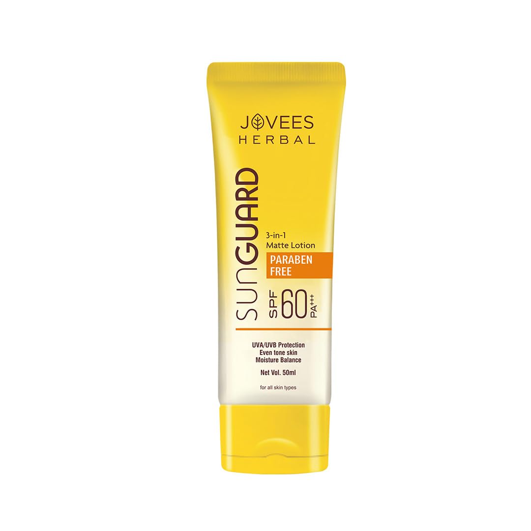 

Jovees Herbal Солнцезащитный лосьон SPF 60 Pa+++ Широкий спектр Матирующий увлажняющий солнцезащитный крем 50 мл Для женщин мужчин