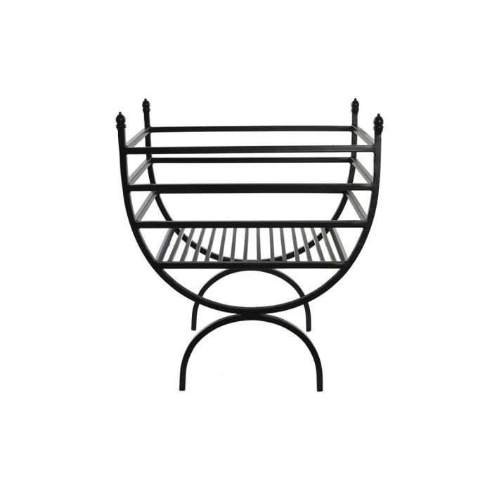 Fireplace Utensils - DKD Home Decor - S3038833 - Steel - Black - Practical Storage