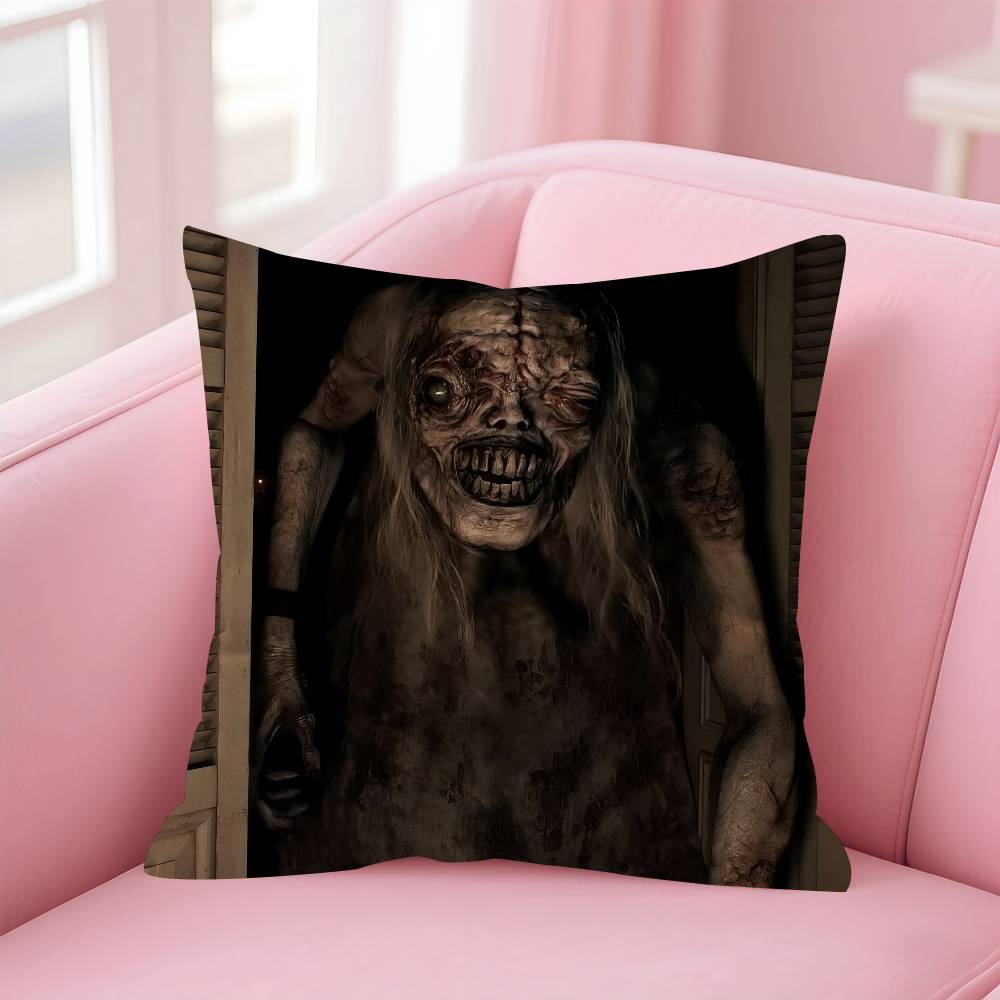 Cushion Cover Pillowcase Upholstery Sofa Throw Pillow Home Decor Pillowcas Game RResident Evil Requiem