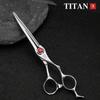 TITAN 7.0 7.5 polegadas tesouras profissionais para tosa ferramentas para animais de estimação máquina de cortar cão Tesouras de tosa para animais de estimação