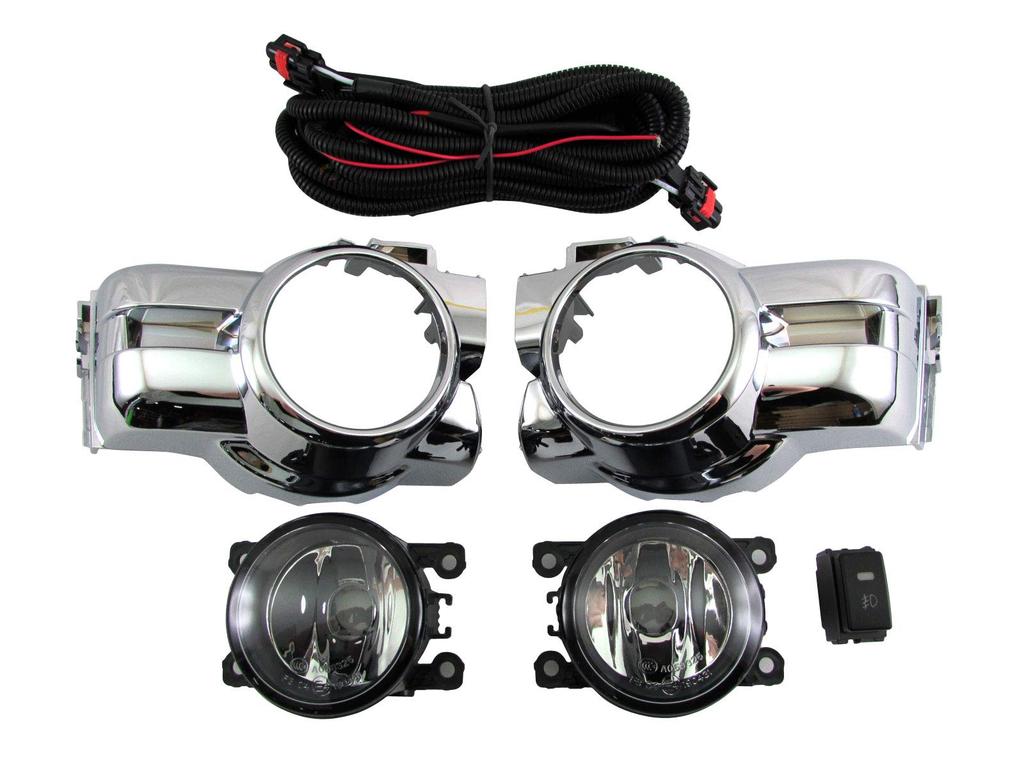 BRIGHTZ NV350 Caravan E26 Early Fog Light Retrofit Kit Chrome KS2E26 KS4E26 KS2E KS4E 26 NV350 NV V350 350 Caravan Wagon 30687 (Wagon) [FOG-H-097]