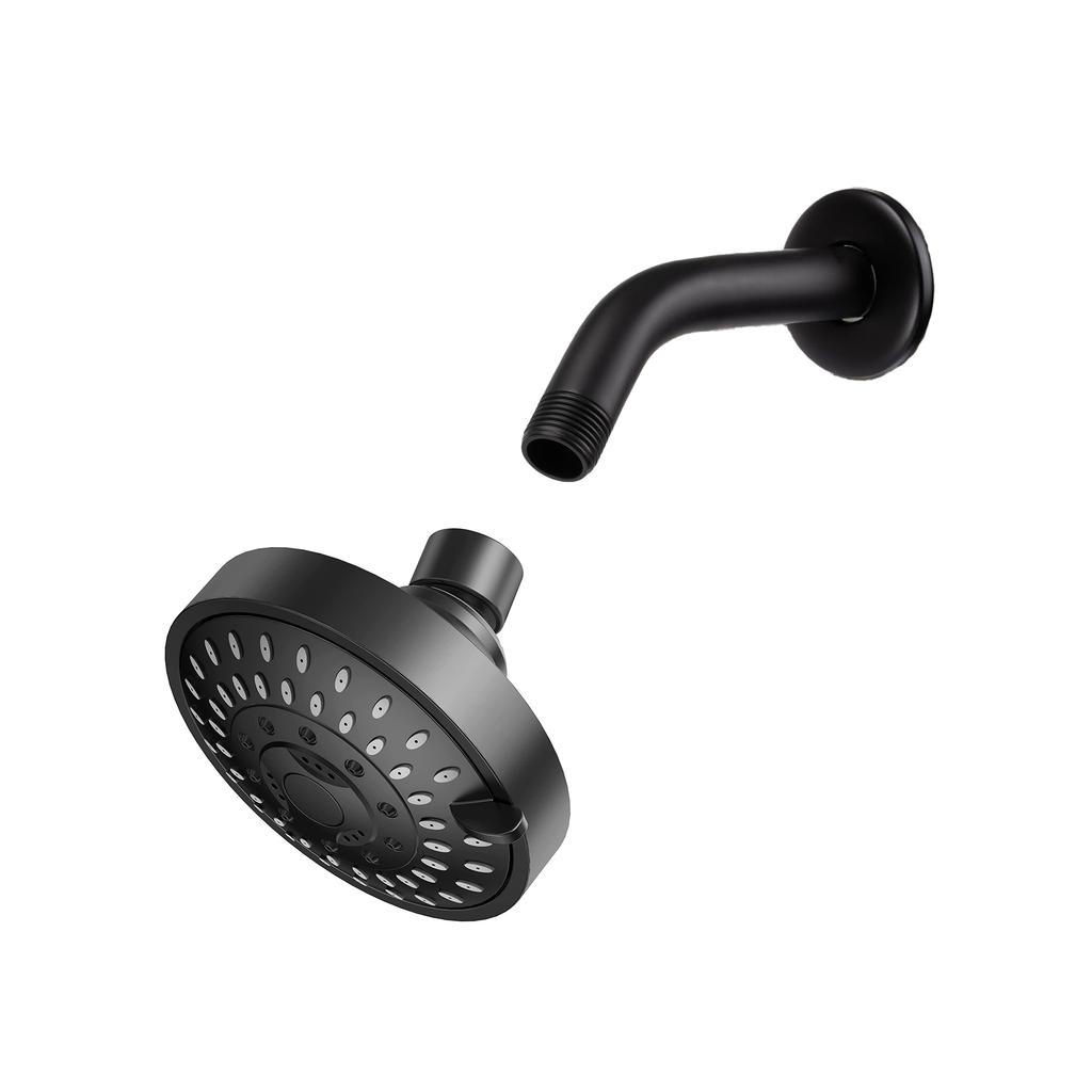 1pc High Pressure Shower Head, Bathroom Powerful Showerhead With Strong Spray, Small Silicone Nozzles, Universal Fit Works With