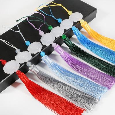 Retro White Lotus Tassels Fringe for Jewelry Making DIY Graft Accessories