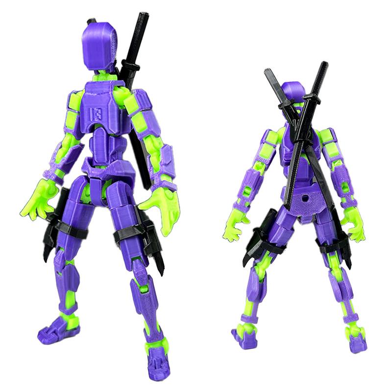 

Артикулированная 3D-печатная кукла-талисман 3-го поколения - Многосуставный подвижный DIY манекен-игрушка