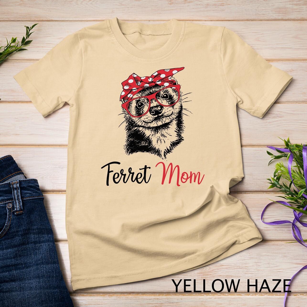 Ferret Mom Shirt T-Shirt Mens Womens Tees Top Unisex T-Shirt Mens Womens Tees Top S