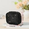 NEW Sparkling Star Velvet Makeup Bag, Large Capacity Multi-Use Pouch with Golden Zipper for Makeup Coins, 4 Colors