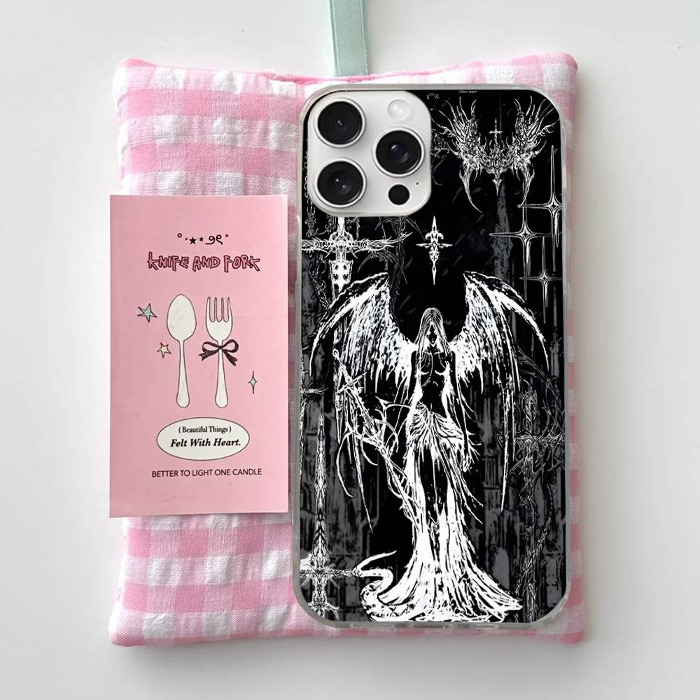 

Готичний Кібер Сигіл Хрест Чохол для Телефону Для iPhone 17 16 15 14 13 12 11 Plus Pro Max Сатиновий Кольоровий Глянцевий Чохол iPhone 11