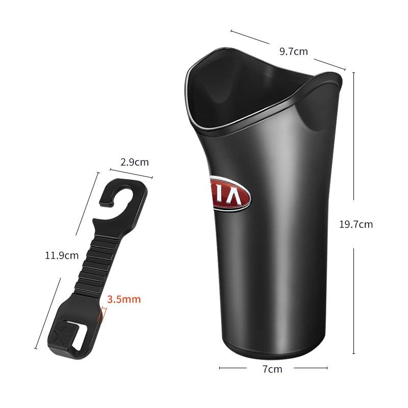 Fashion Car Styling Car Storage Box Umbrella Garbage Organizer Bucket For Kia Rio Ceed Sportage Cerato Soul Sorento K2 K5 Flip Car Accessories