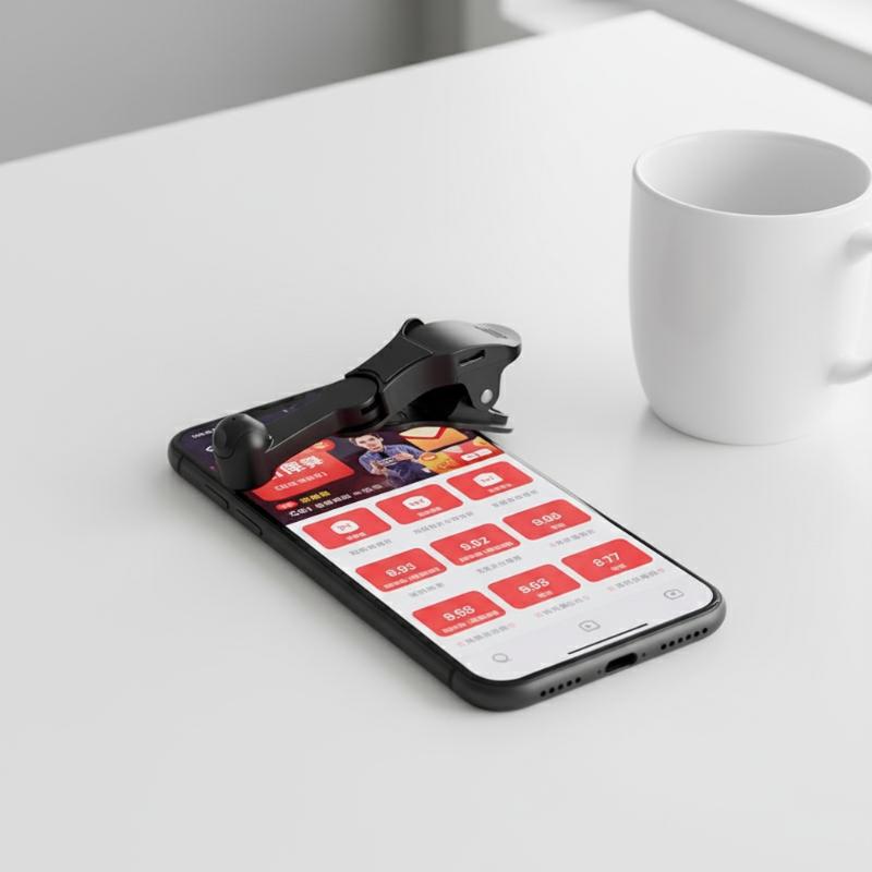 Auto Screen Clicker Device For Smartphone, Adjustable Touch Tapper Tool For Games, Apps, Live Streaming And Repeated Tapping