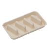 1pc Silicone Taco Holder 3 Compartments Taco Plates Anti Slip Tray Rack For Family Parties Picnic Celebrations Table Decoration