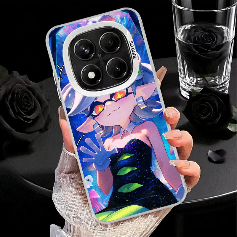 S-Splatoons Game Soft Phone Case for Xiaomi Redmi Note 13 14 15 Pro Plus 12S 12 11S 11 11T 10S 10 Shockproof Cover Back Shell