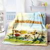 Biene Maja Customize Text Blanket Multi-purpose Customizable Blanket Warmthful Decor for Sofa Livingroom Office Chair Living Room