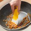 Silicone Pan Scraper Spatula Kitchen Scraper Soft Blade Scraper Non Stick Gentle On Cookware Versatile Kitchen Cleaning Tool