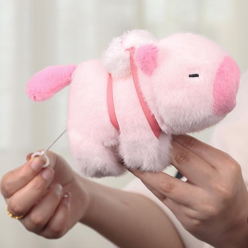 Stylish Capybara Plush Wristband Unique Bike Ornament Practical Toy Portable for Trendy Women Ladies and Collectors