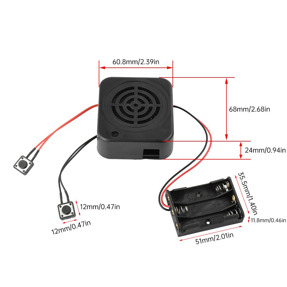 4.5V 2/4-Minute DIY Recording Message Box Module Sound for Gift/ Voice Recording Box DIY Voice Message Box Recording Module