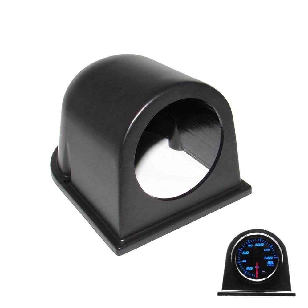 Einzel-Manometerhalterung – 52 mm Universelles Armaturenbrett-Pod – ABS-Kunststoff, Verzugsfrei – Für Autos, Lkw, Boote, Motorräder – Sicht auf Augenhöhe