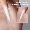 60/120/240 Pezzi Forme Doppie per Unghie a Sandwich Forme per Estensioni Unghie Ovale Forma Superiore e Inferiore Per Estensioni Unghie Veloci Strumenti per Manicure