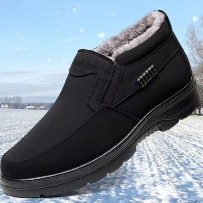 Fashion Big Size Snow Boot Men Cotton Shoes Middle-aged and Elderly Winter Thickened Leisure Cotton Shoes Waterproof Warm Botas Sneakers