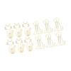 100Pcs Gold Paper Clips Metal Rustproof Plating Process Gold Fadeless Widely Used Cute Paper Clips f
