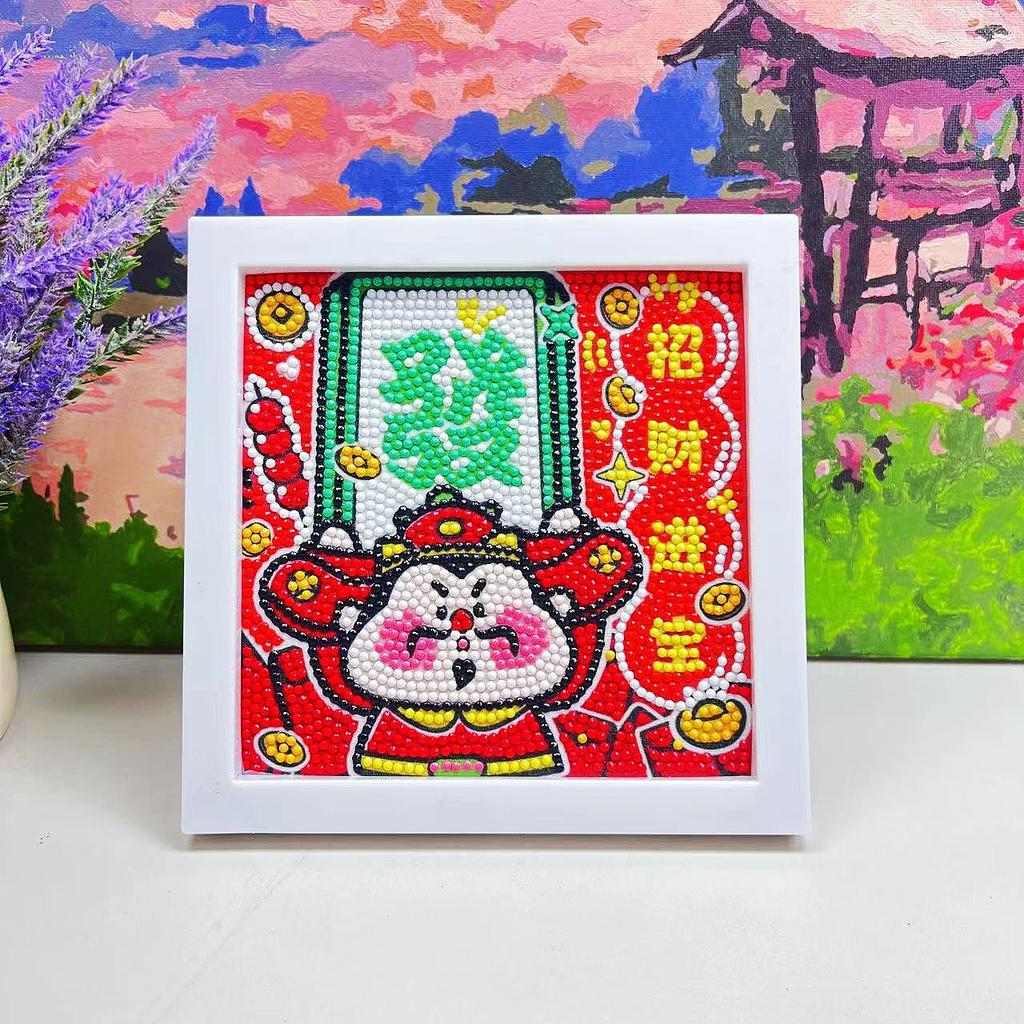 Free Shipping/Cartoon Diamond Painting Children'S Gift Handmade Cross Stitch Framed Diy Bedroom Sticker