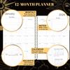 2026 Planner - 9" x 11", 2026 Calendar Planner Weekly and Monthly, from JAN. 2026 to DEC. 2026, Calendar/Planner 2026 with Tabs, Twin-Wire Binding,
