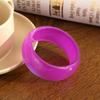 Geometric Design Irregular Wide Bracelet Glitter Big Round Transparent Hand Ring  Gift