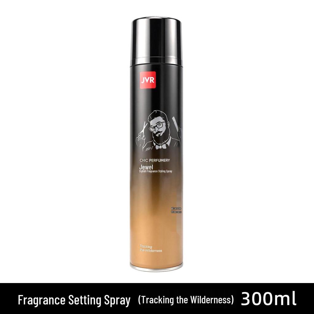 JVR Men's Fragrant Styling Hairspray, Natural Voluminous Strong Hold Gel, Travel Size