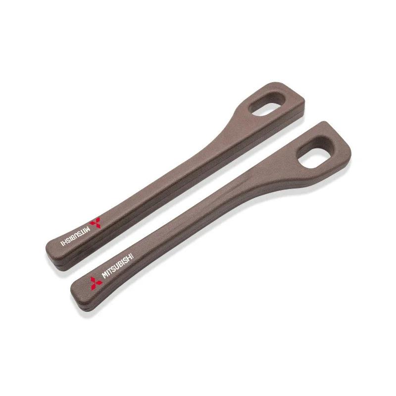 2Pcs Car Seat Gap Filler Side Seam Plug Strip Leak-proof Filling Strip for Mitsubishi RALLIART Eclipse Outlander Center Hub Cap