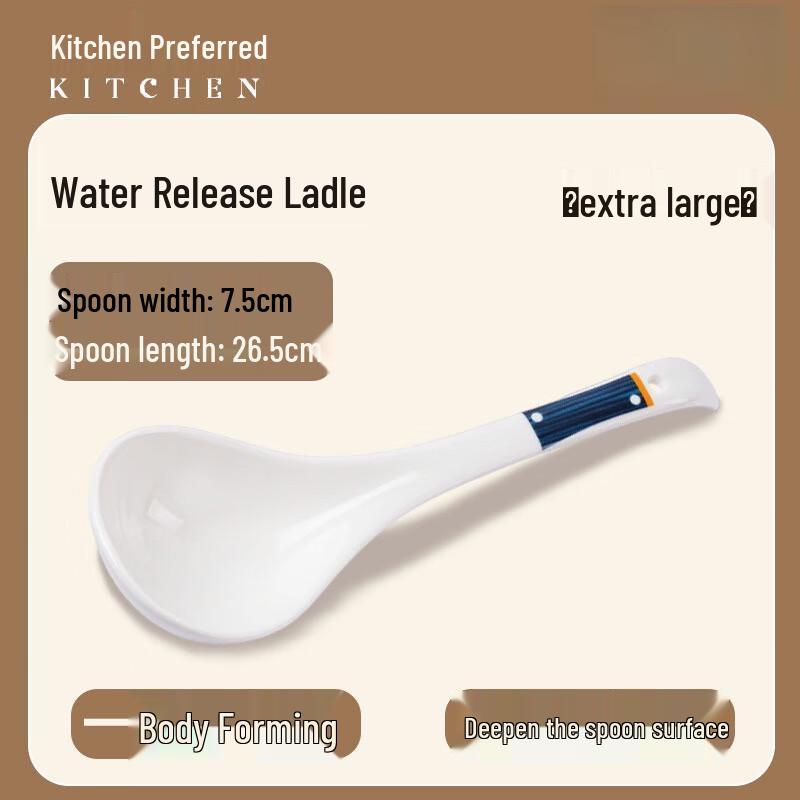 Ru Han Bone China Extra Large Soup Spoon