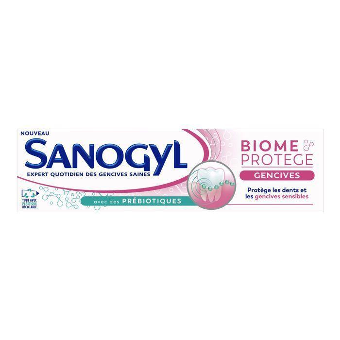 Sanogyl dentifrice soin dents biome protege gencives 75 ml