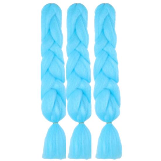 Glowing Braid Anti-slip Role Play Prop High Temperature Silk Lightweight Flashing Light Hair Extensions Dirty for Club