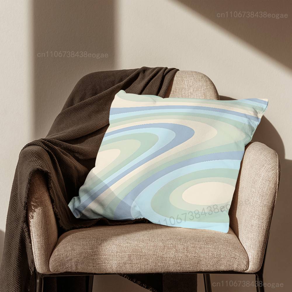 Abstract Art Swirl Graffiti  Pillow Case For Room Sofa Cushion Cover Suitable For Home Bedroom Decoration And Protector