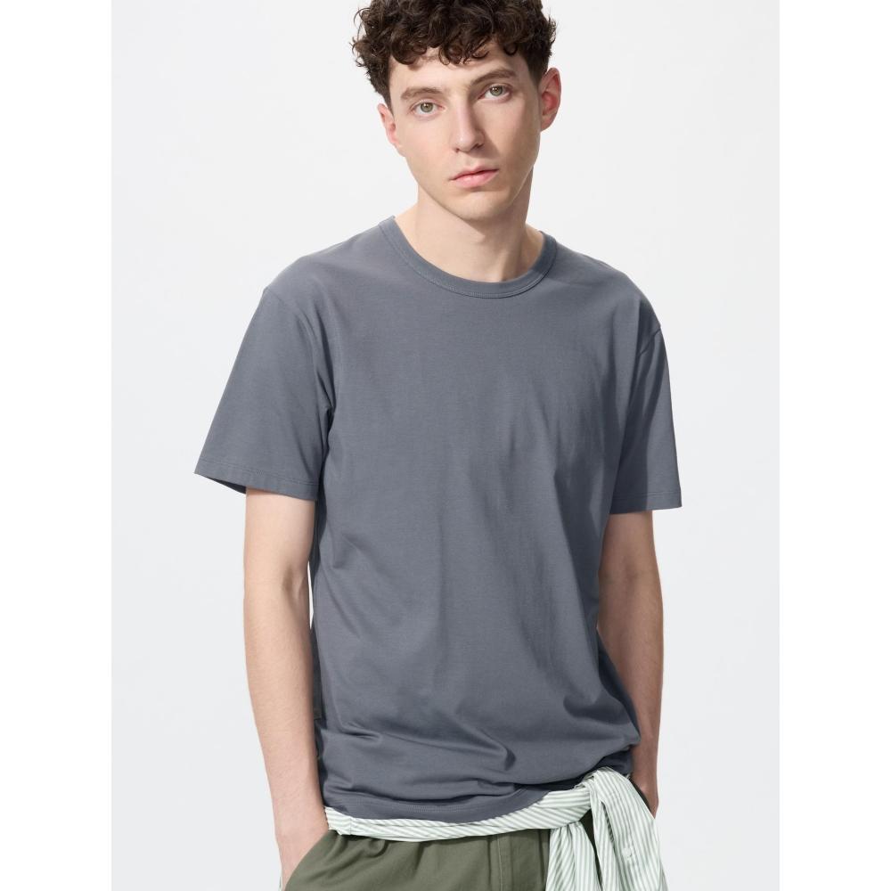 Uniqlo Airism CoTTon Crew Neck T