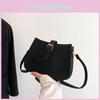Trendy Casual Womens Small Square Felt Shoulder Bag In Elegant Solid Colors For Daily Use