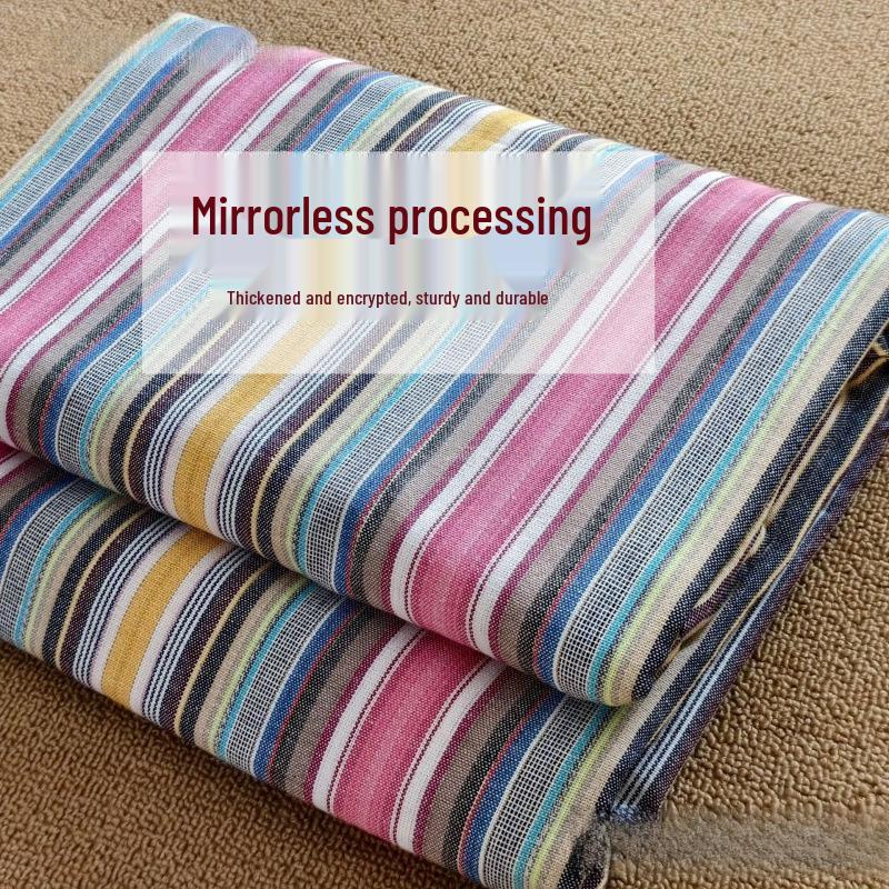 Vintage Cotton Coarse Cloth Bed Sheet & Quilt Cover for Dormitory - Single/Double Size