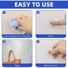 20Pack Suction Cup Hooks 1.2Inch Clear PVC Suction Cups Hooks, Removable and Reble Utility Hooks for Glass Windows, Mirrors, Doors, Tiles, Shower,